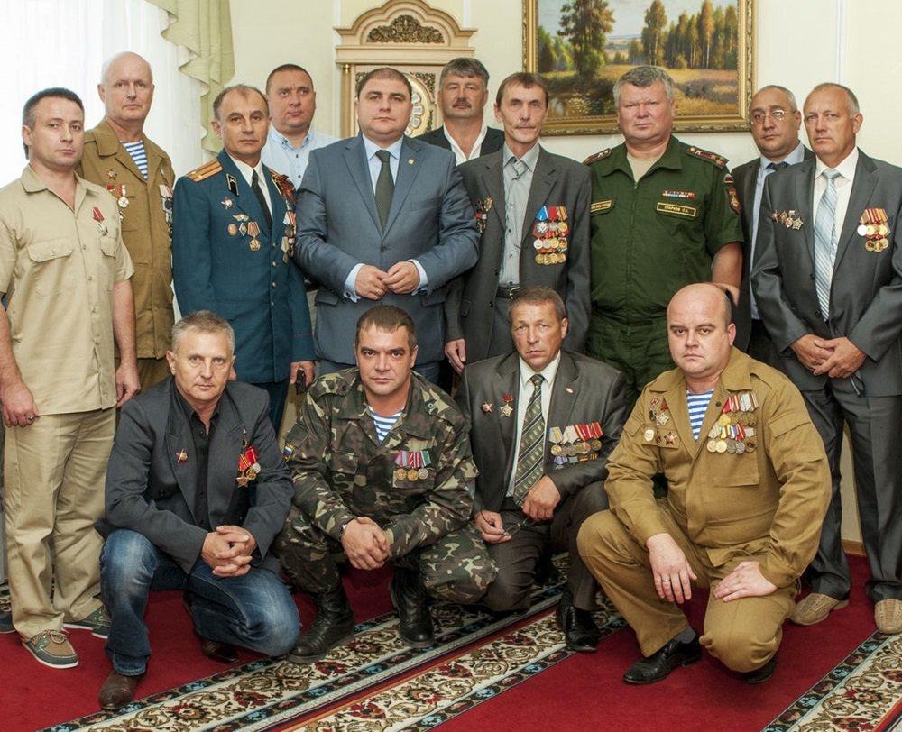 Ветераны боевых действий на торжественном приёме у руководства области