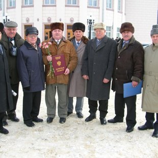 Ветераны-участники торжественного приема у Губернатора Орловской области 23 февраля