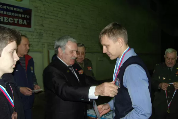 Вручение наград победителям в рамках месячника оборонно-массовой работы